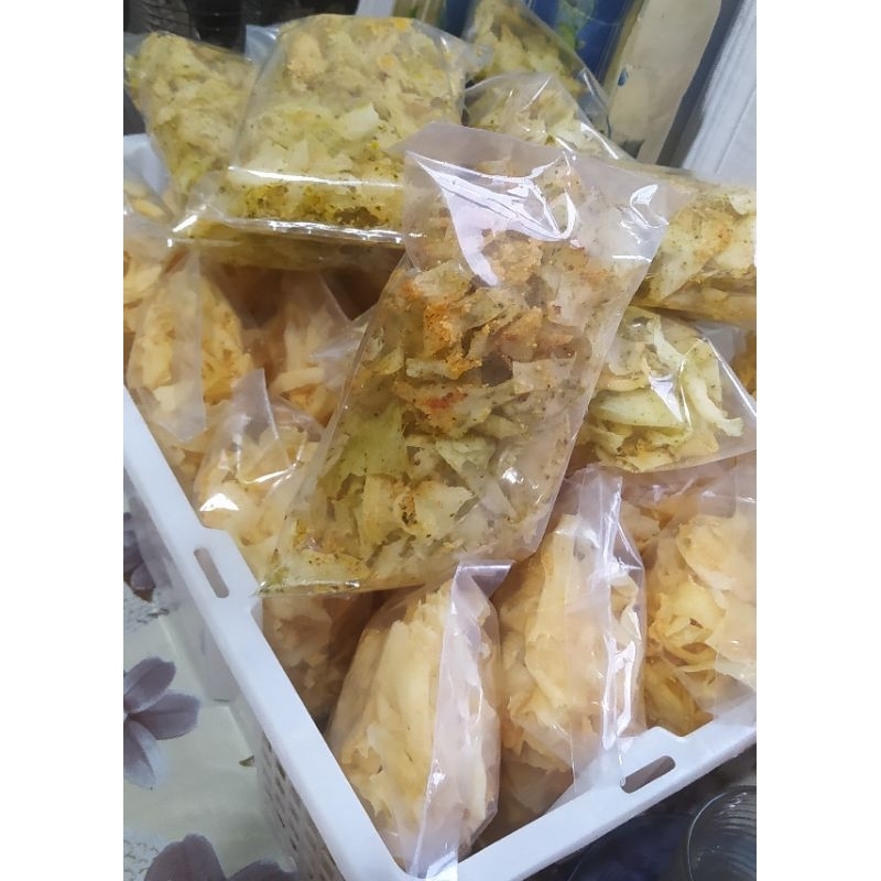 

keripik singkong full bumbu berat 100gr dan 250gr