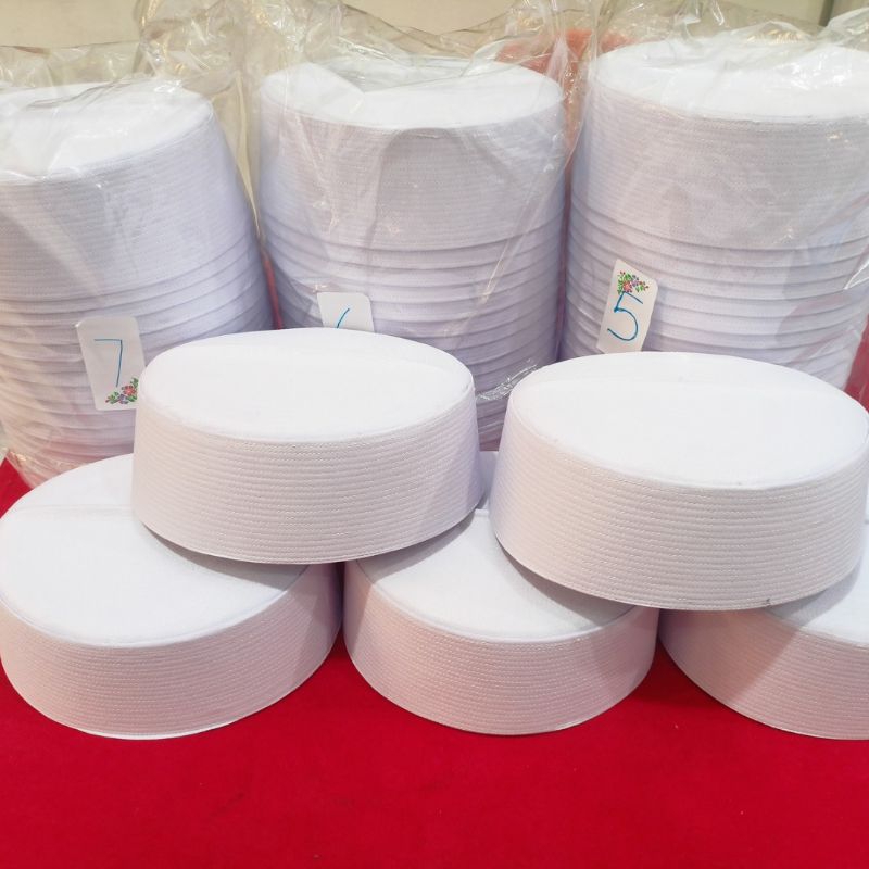 Songkok Putih Peci Songkok putih khas Palembang