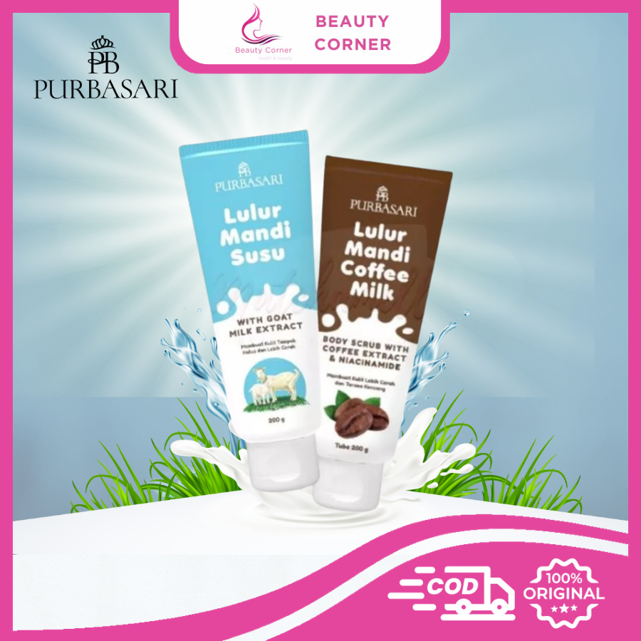 Purbasari Lulur Mandi Tube 200gr