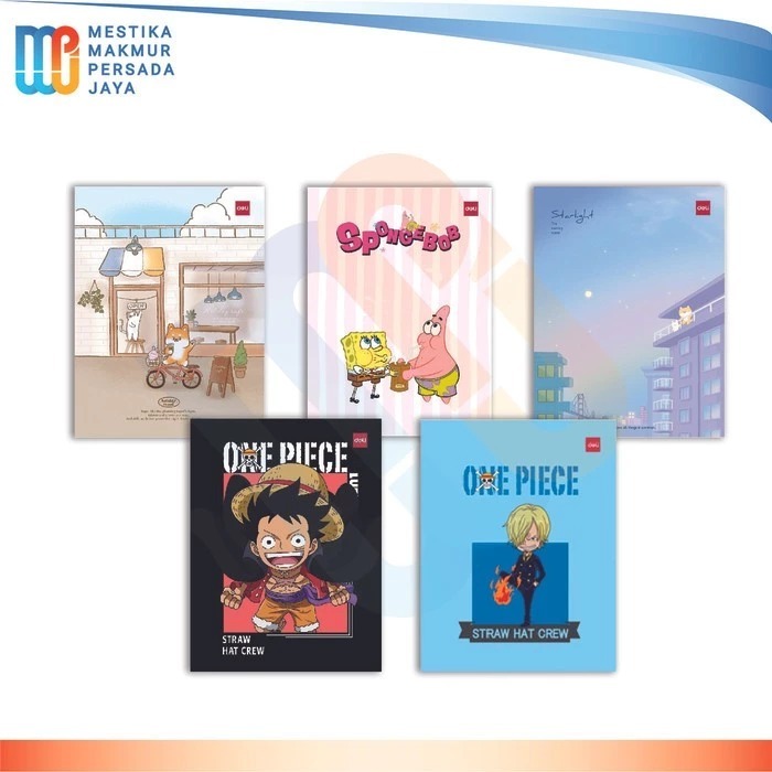 

Deli Buku Tulis Sekolah A5 Aneka Karakter Lucu dan Menarik untuk Anak & Pelajar CNA538