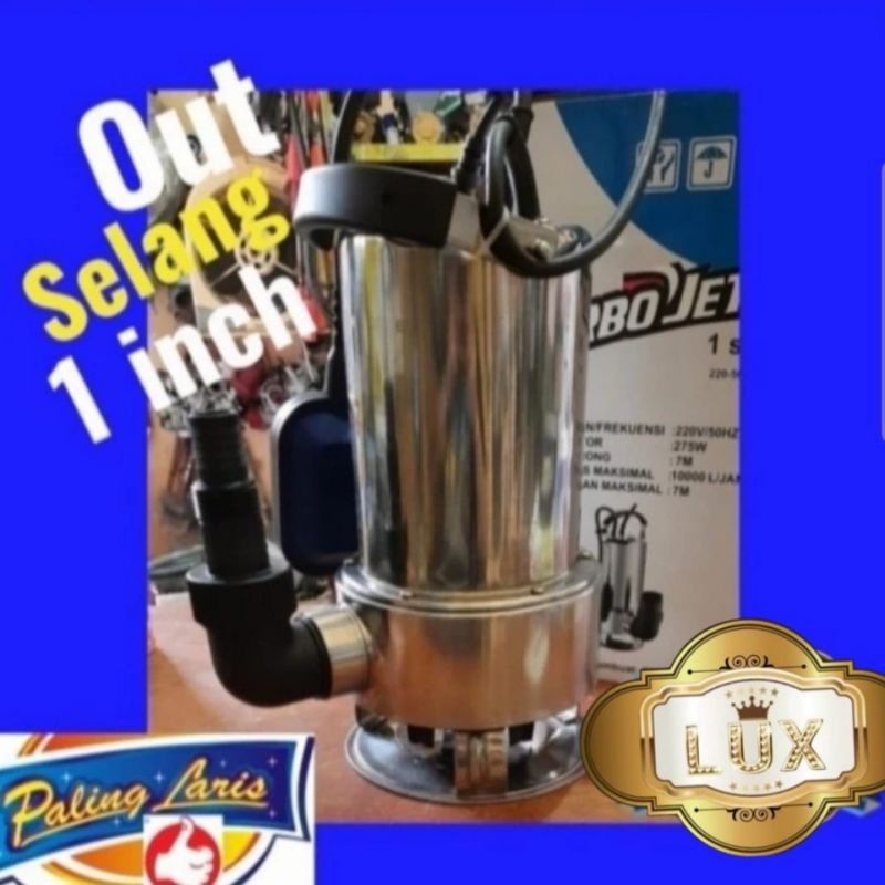 PROMO Pompa celup BodI STAINLESS OTOMATIS sewage pump air kotor kuras model speroni ssp sxg 1.5 inch