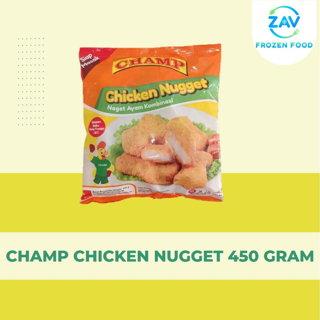 

CHAMP CHICKEN NUGGET 450 GRAM