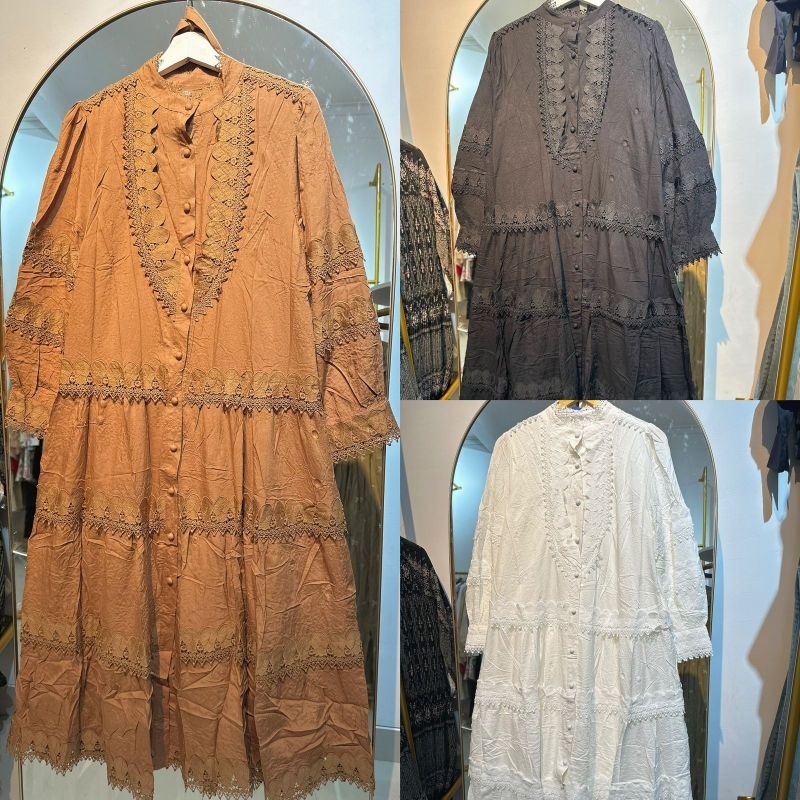 Gamis bkk soft katun sutra import