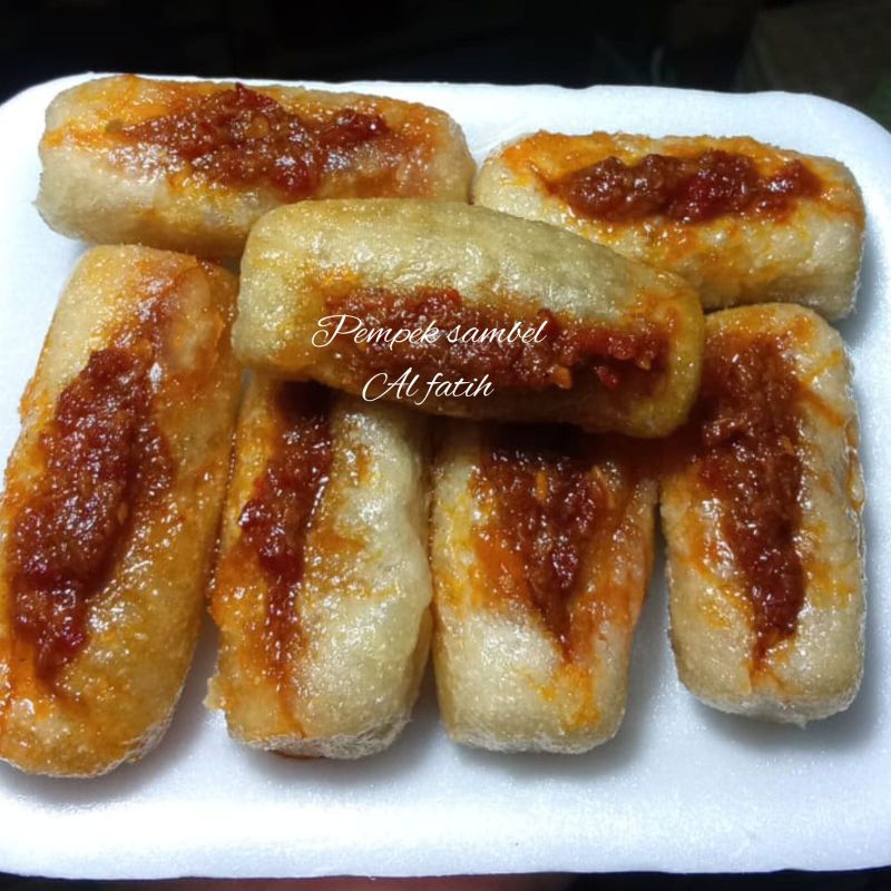 

pempek belah / pempek sambal
