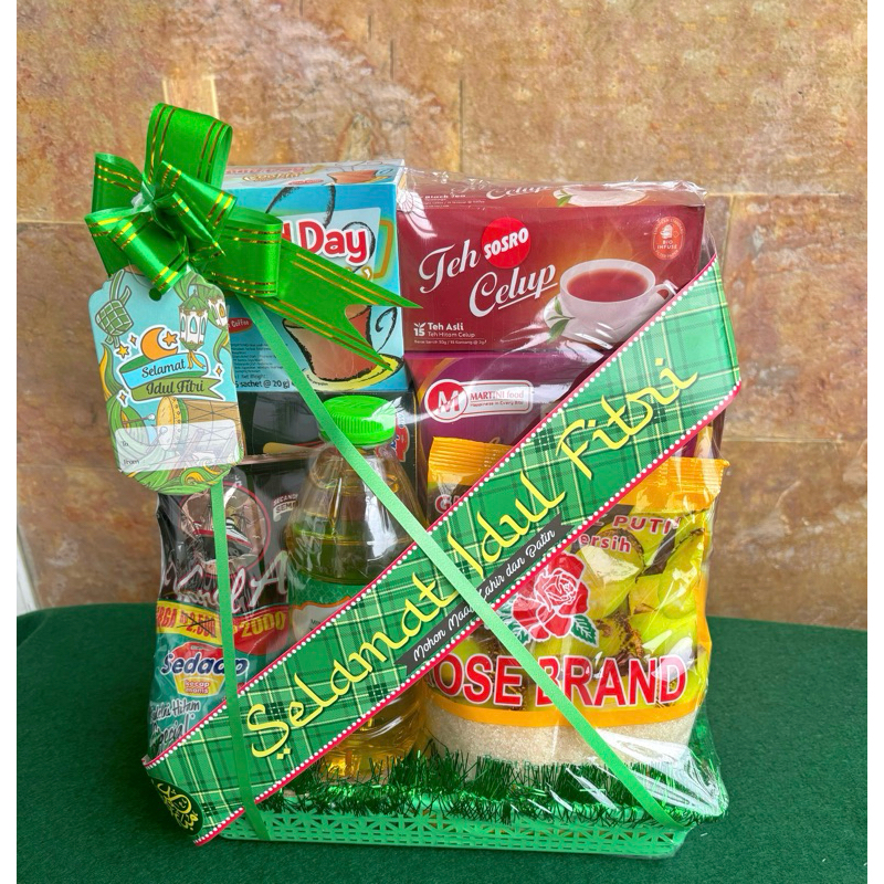 

Parsel Sembako Idul Fitri / Parsel Sembako Murah / Sembako Lebaran / Parcel Murah / Bingkisan Sembako / Hampers Sembako