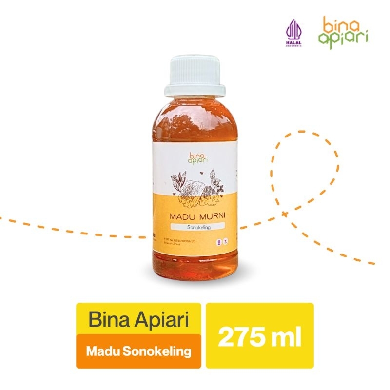 

Madu Murni Sonokeling 275ml madu murni asli Bina Apiari