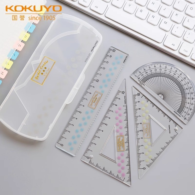 

Ruller / Penggaris Set Pastel Cookie Kokuyo 100% Original