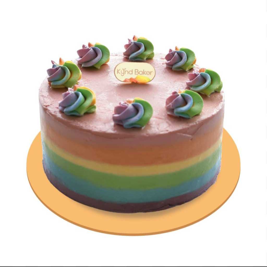 

KYND BAKER Whole Cake Taste The Rainbow Plant Based Vegan Vegetarian