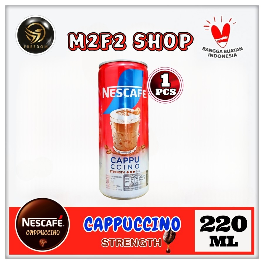 

Kopi Nescafe Ala Cafe Cappuccino Kaleng | Can - 220 ml (Kemasan Satuan)