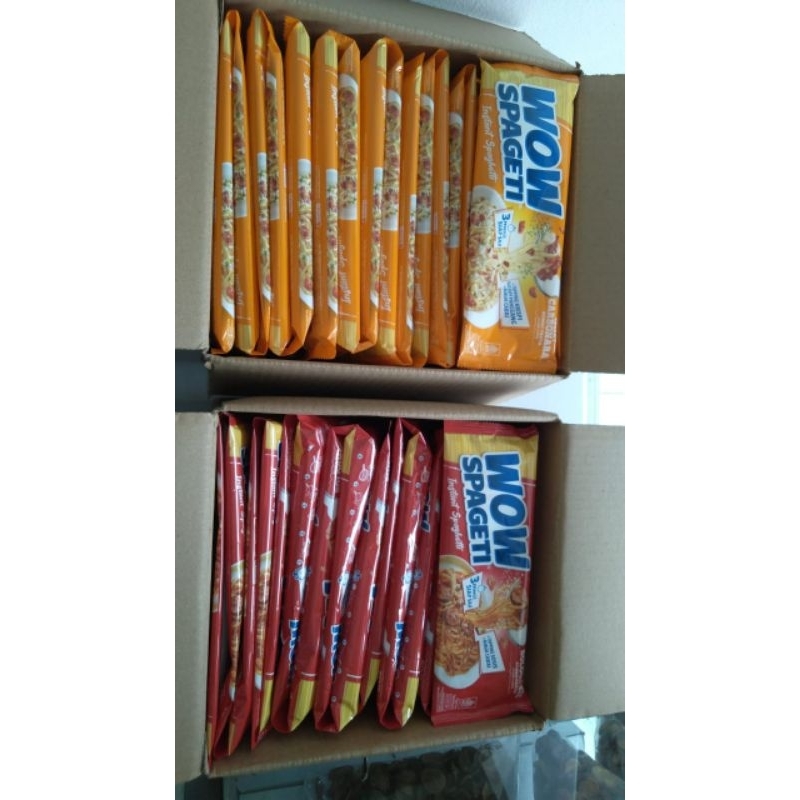 

Mie Spaghetti Wow 1 Dus isi 40 pcs