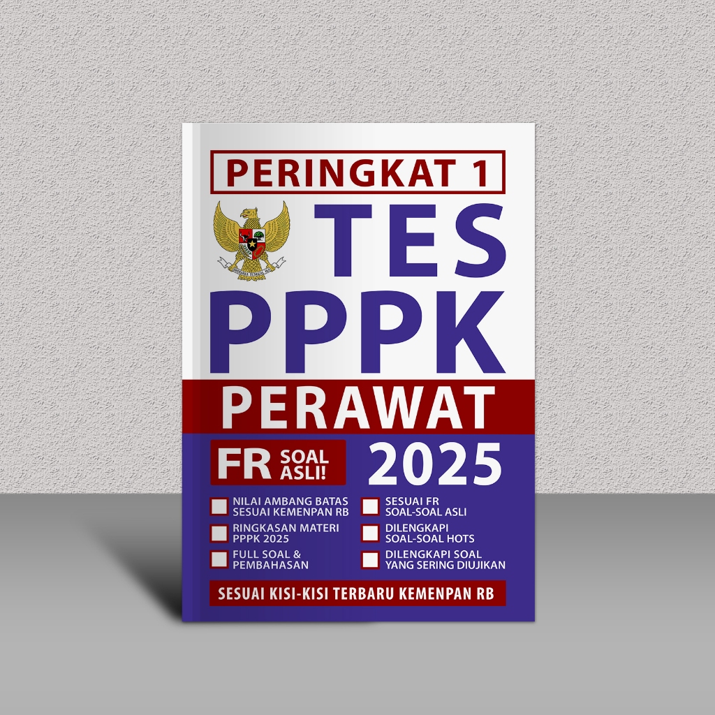 Buku PPPK Perawat 2025 - Full Soal dan Pembahasan