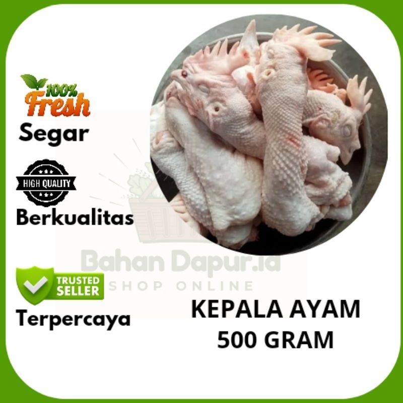 

KEPALA AYAM | 500 Gr - 1 KG | Bahan Dapur.id