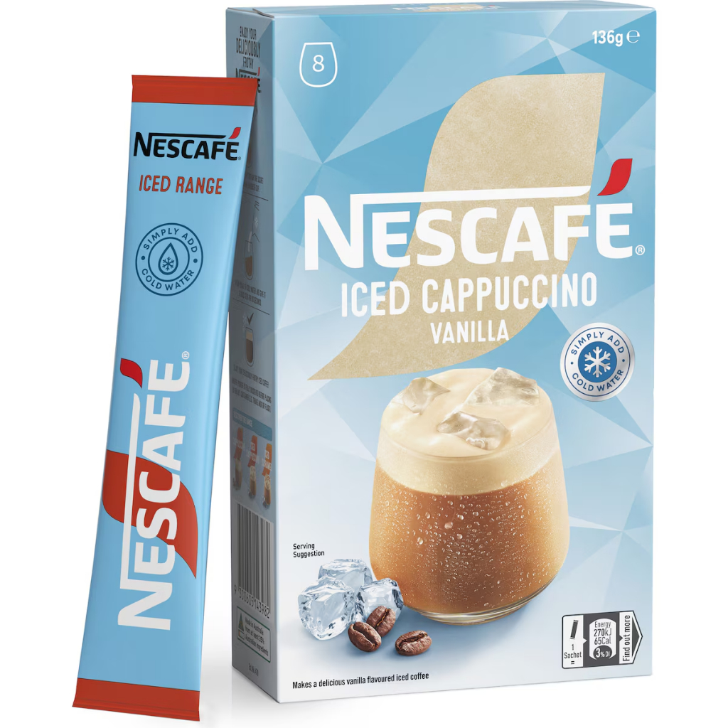 

PROMO Cappuccino / e / Vanilla e / Iced Cappuccino Australia Coffee Sachets