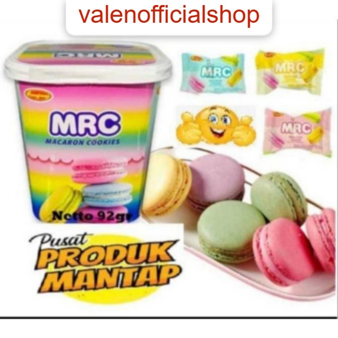

[VLN] Cemilan Ranjani MRC Macaron Cookies | cemilan isi cream | macaron mini isi 20 pcs cemilan saat santai