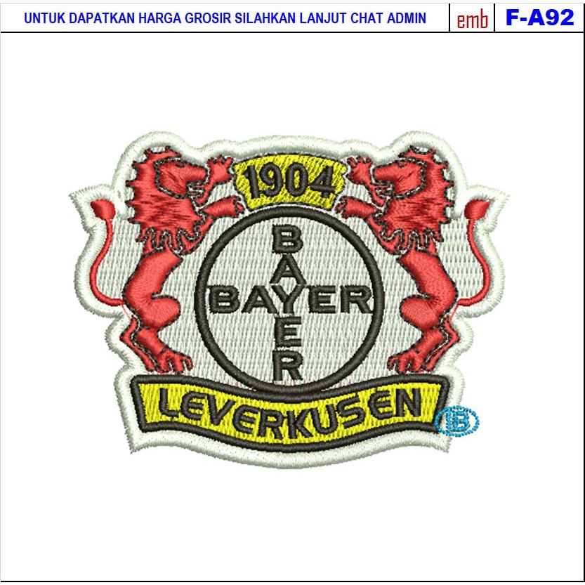 PATCH BORDIR LOGO F-A92 BAYER LEVERKUSEN