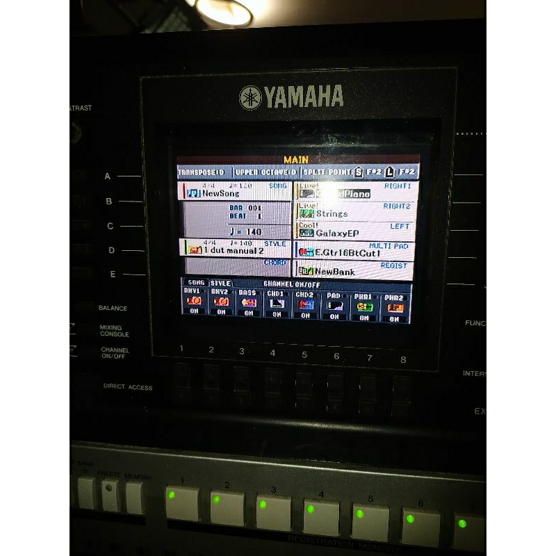 PENGGANTI LCD YAMAHA PSR3000,S900,S910,S950 BACA DESKRIPSI