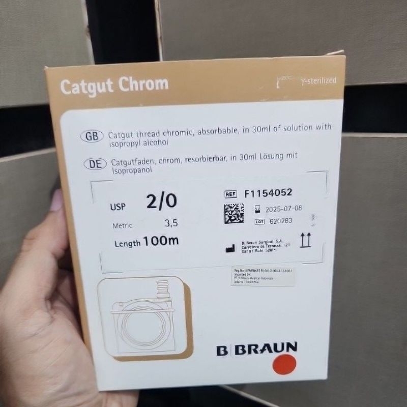 Catgut Cromic No. 2/0 B-Braun