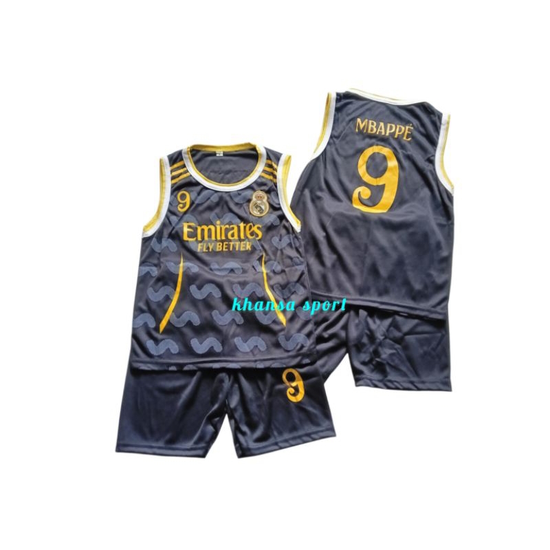 KAOS SINGLET BOLA ANAK SETELAN BAJU SINGLET UMUR 1 SAMPAI 10 TAHUN