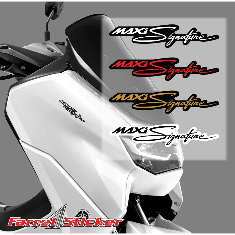 stiker sticker MAXI Signature NMAX, XMAX, LEXI