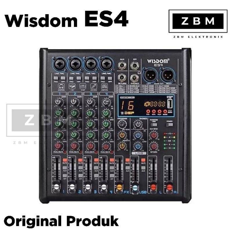 Mixer audio Wisdom ES4 Bluetooth ES 4 4 Channel