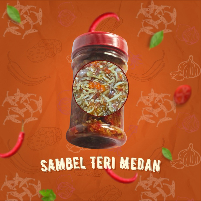 

Sambel p e D H e s Teri Medan 150ml