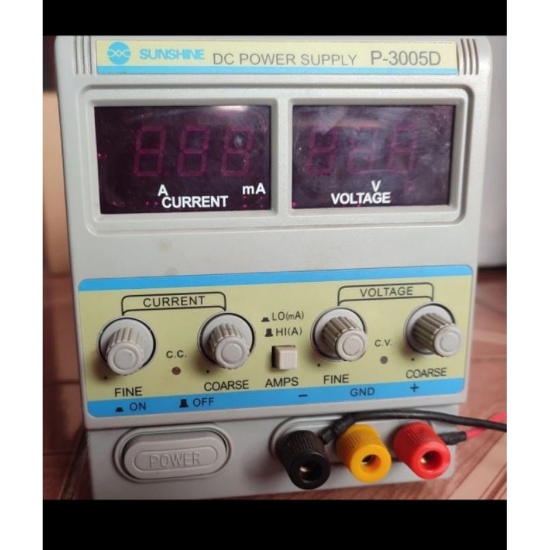 DC Power Supply Merk Sunshine P-3005D (Bekas)