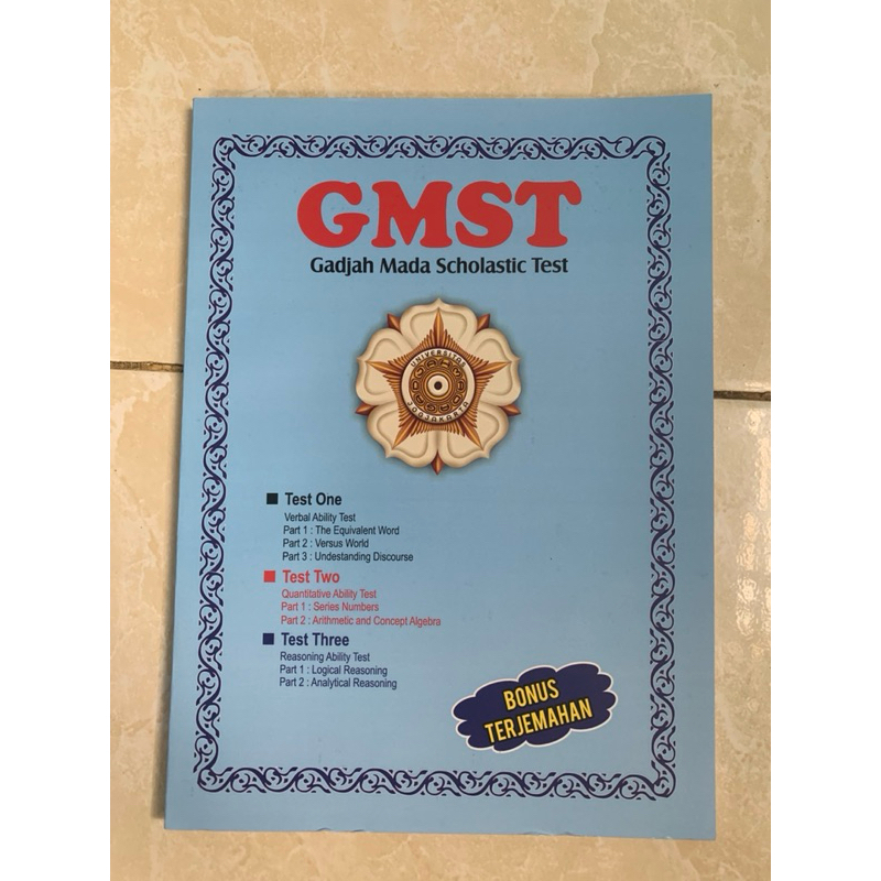 BUKU TES IUP UGM,BUKU GMST,BUKU MMPI,BUKU SJT,BUKU AcEPT