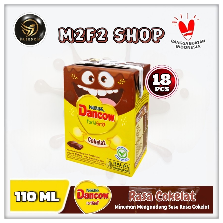 

Susu Dancow Kotak Fortigro Cokelat UHT - 110 ml (Kemasan 18 Pcs)