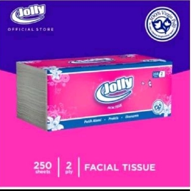 Jolly Focial tissue/Tissu Jolly 250 Sheet 2 Ply/Tisu Jolly/Tissue murah