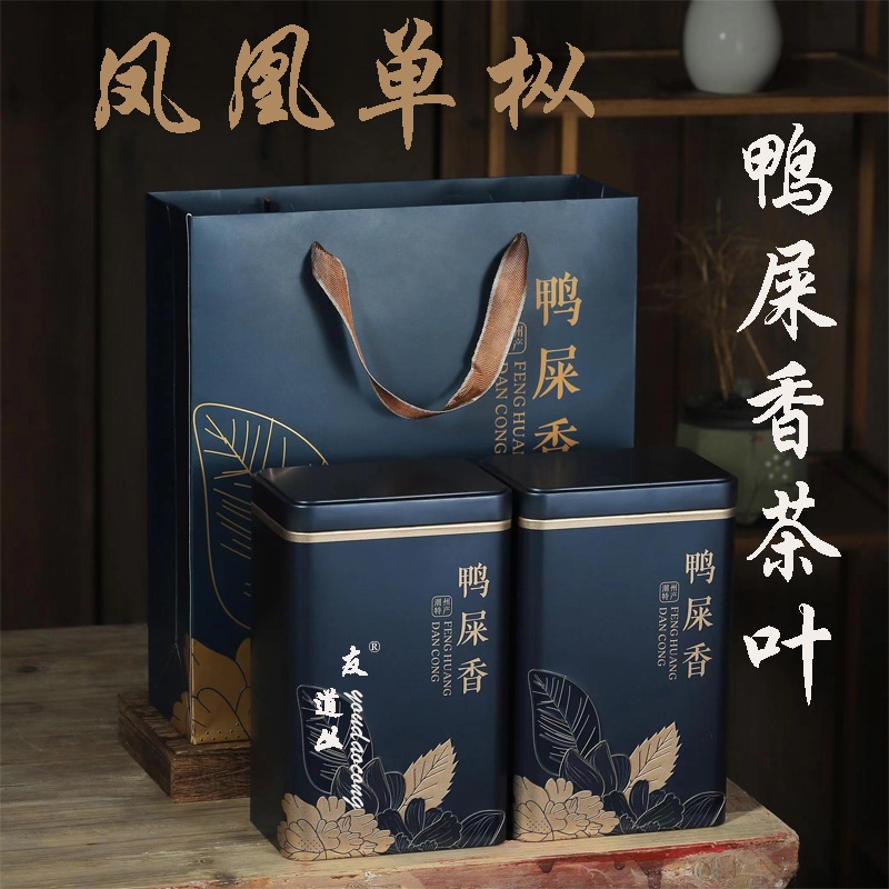 

Chaozhou teh semak tunggal phoenix asli kotoran bebek harum daun hitam besar musim semi teh hadiah dapat