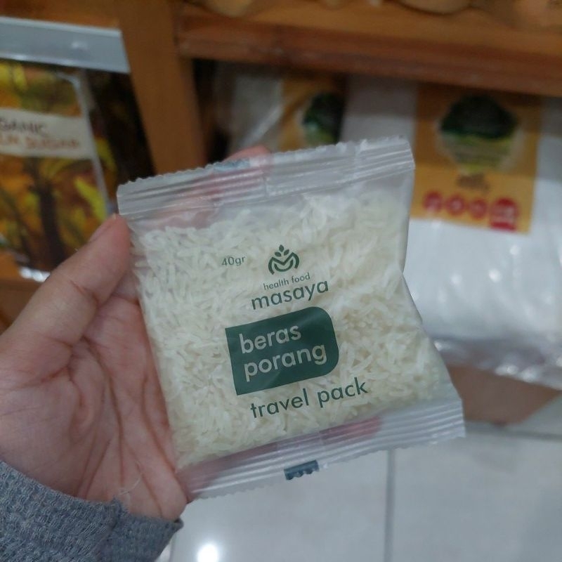 

Masaya Beras Porang (Beras Instant Tinggal Seduh | Beras Diet Rendah Kalori) Travel pack 40gr