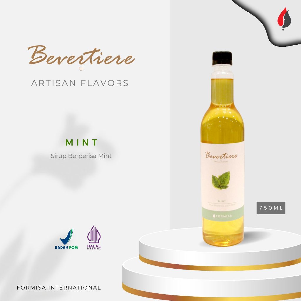 

FORMISA - Bevertiere Mint Syrup 800ml - Sirup Minuman Rasa Mint 800ml / HORECA