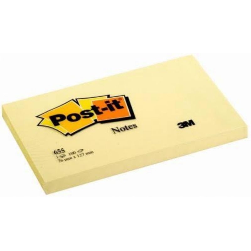 

POST IT 3M 655 YELLOW 76X127MM