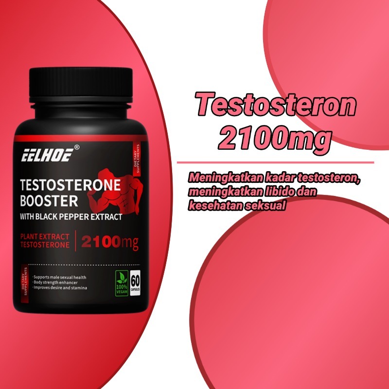 Gigikbunga Penguat Testosteron Untuk Pria 60 Kapsul. Meningkatkan Stamina, Libido Dan Otot,