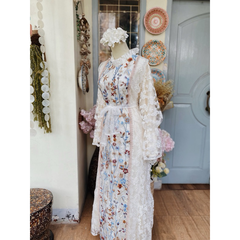 Beachylooks Dress Raya Lebaran Kondangan Wisuda Formal Alea