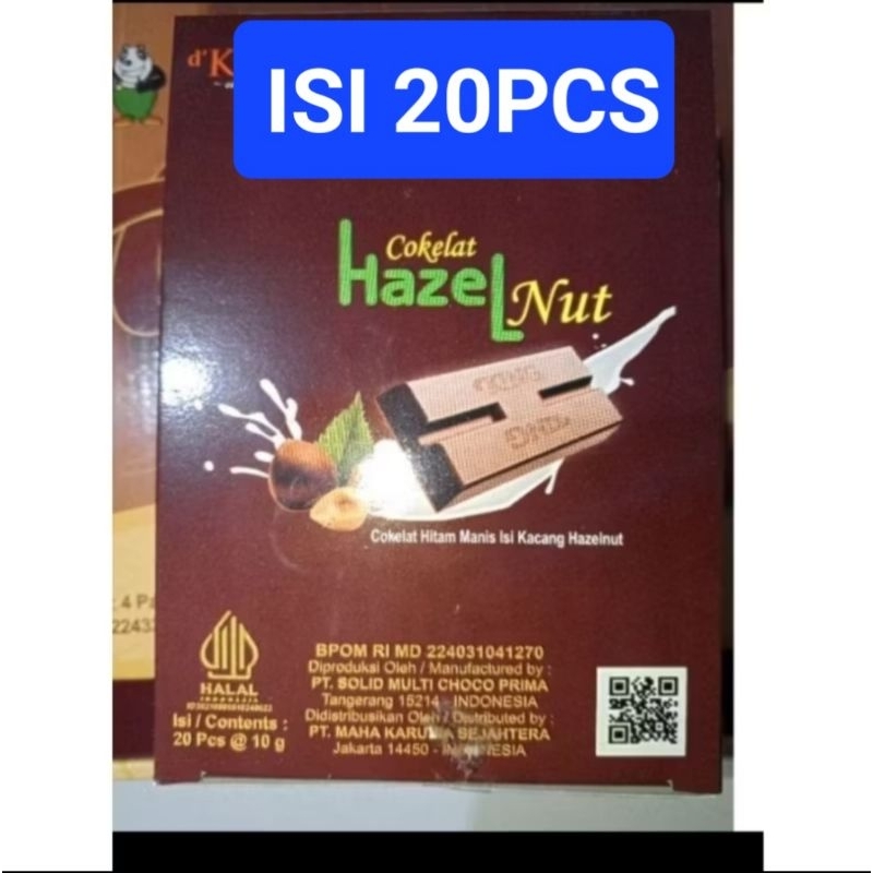 

COKLAT D'KING HAZELNUT ISI 20