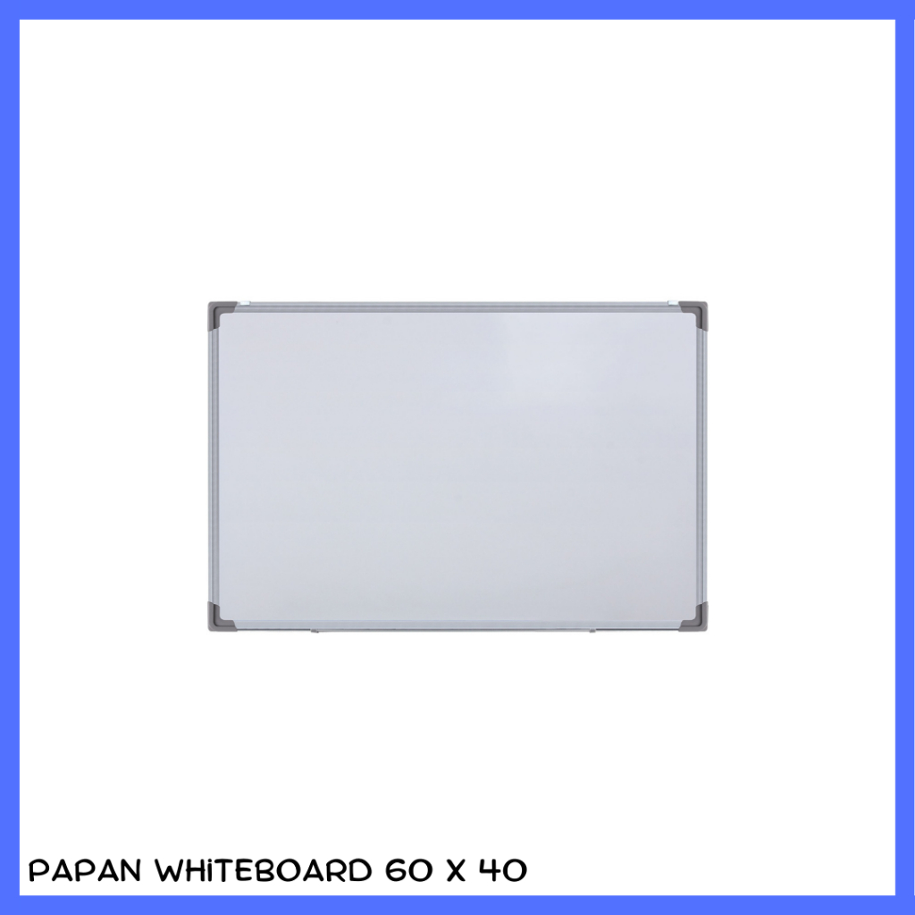 

Papan Tulis white board 40 x 60 cm Non Magnetik whiteboard
