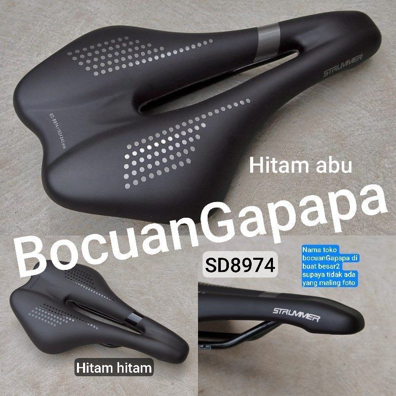 Sadel Roadbike MTB SELI STRUMMER SD8974 lubang tengah