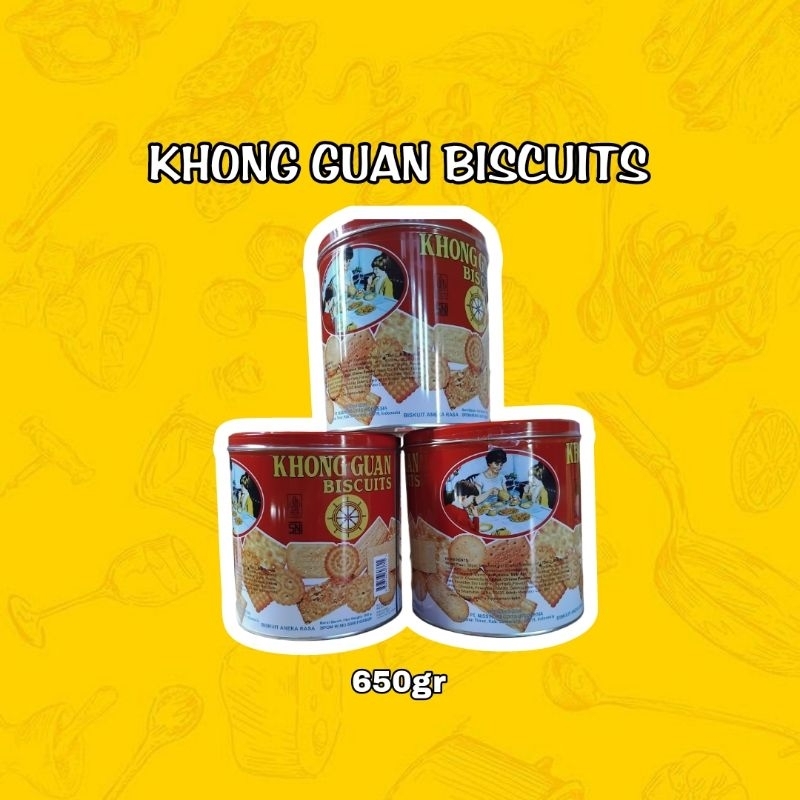 

Khong Guan Kaleng biskuit merah 650gr khong guan kaleng kecil