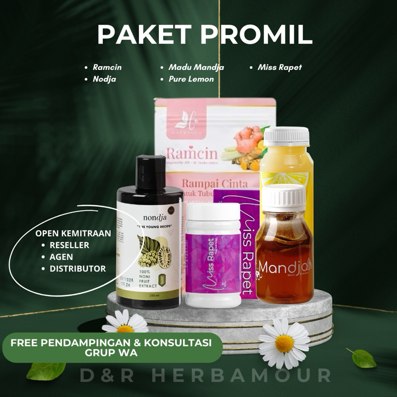 

PAKET PROMIL RAMCIN NONDJA MADU MANJA DAN LEMON