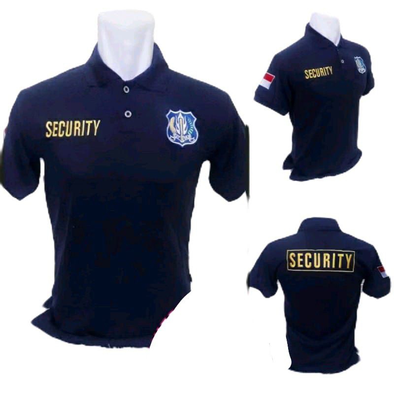 KAOS BERKERAH POLO SECURITY // KAOS BERKERAH SECURITY COD