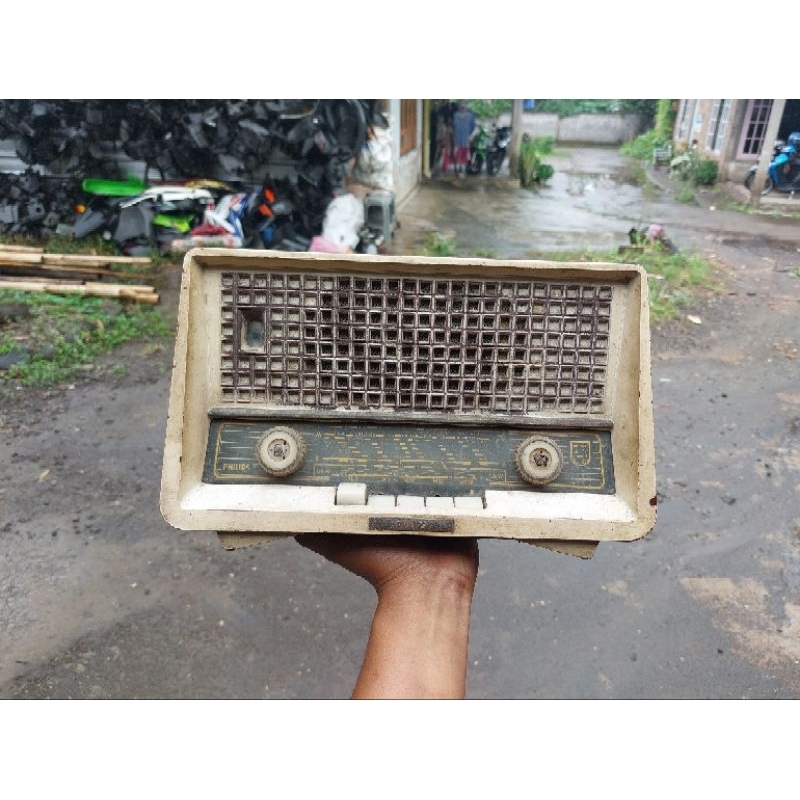 Radio Tabung Lawas PHILIPS Type B2D14U Original