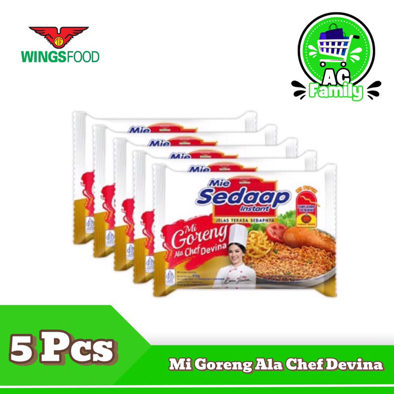 

Mie Sedaap Goreng Ala Chef Devina 93gr x 5 pcs