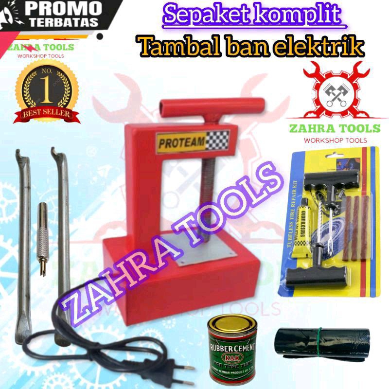 SEPAKET HEMAT Alat Tambal ban listrik Alat tambal ban elektrik DENGAN ELEMEN PEMANAS