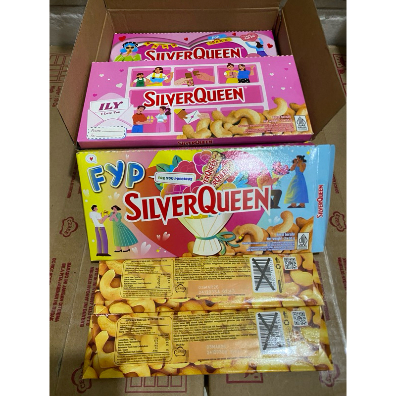 

Silverqueen Valentine 58gr x 2 (double)