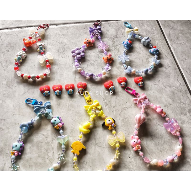 strap phone bt21 bts gantungan hp