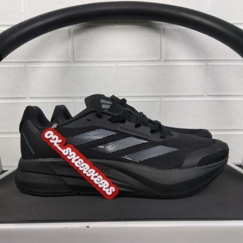 SEPATU RUNNING ADIDAS DURAMO SPEED "TRIPLE BLACK"