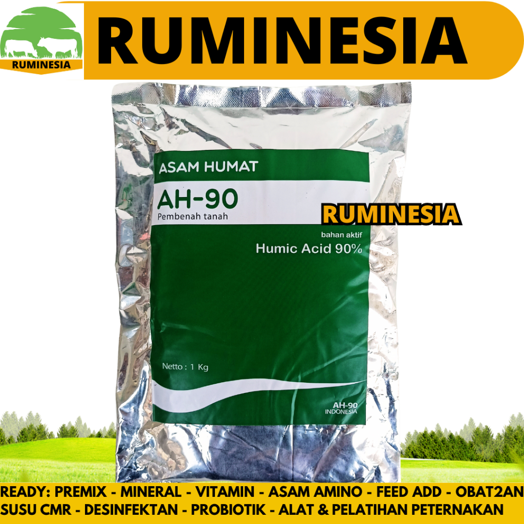 ASAM HUMAT AH-90 1 KG - Sodium Humat 90% - Asam Humate Untuk Pembenah Tanah