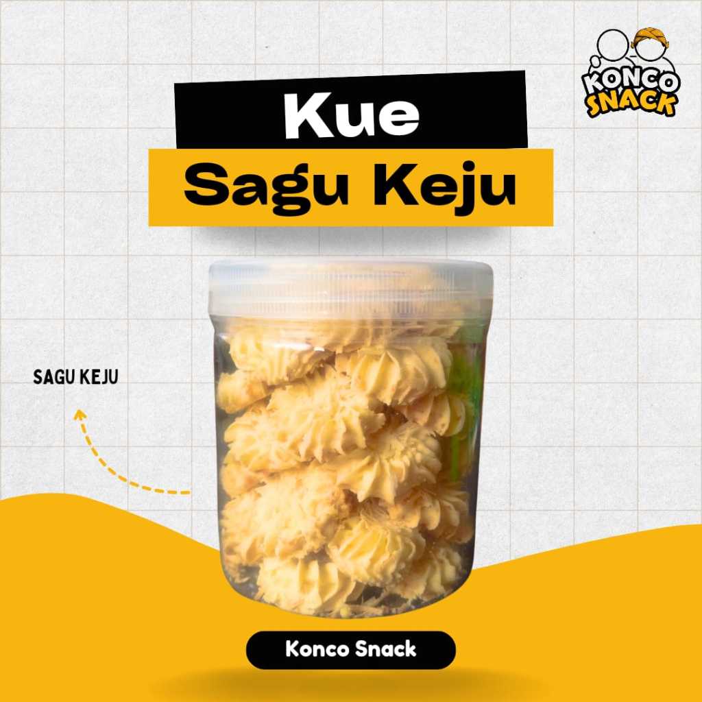 

Kue Sagu Keju Lembut Dalam Kemasan - Butter Cookies, Homemade Premium, Snack