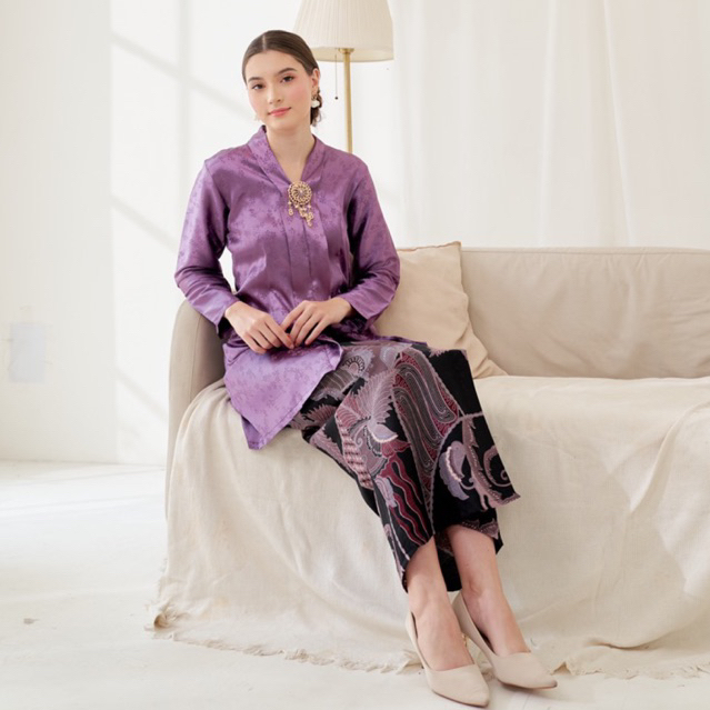 Kebaya Kutubaru Kartini/Kebaya Encim Lilac/Kebaya Kartini Among Tamu/Seragam Batik Kantoran
